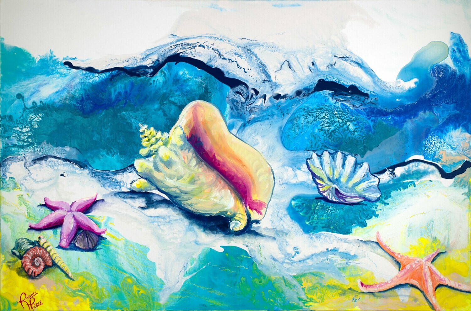 Shells on the Shore print