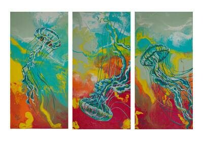 Tres Medusa Triptych print set