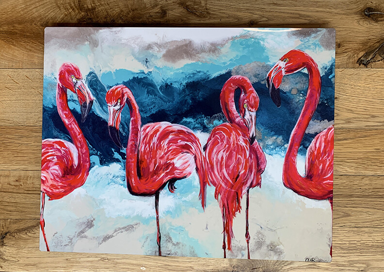 Four Friends 11 x 14 Metal Print