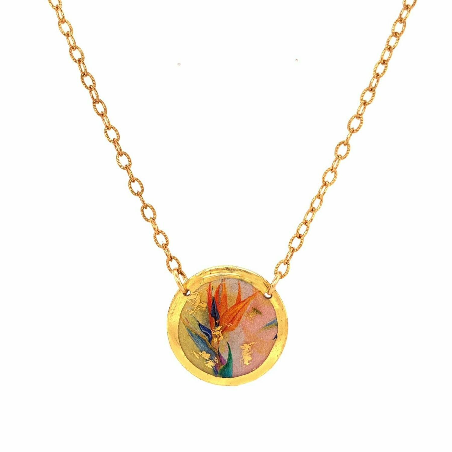 Paradise Gold Necklace – Florida Art 