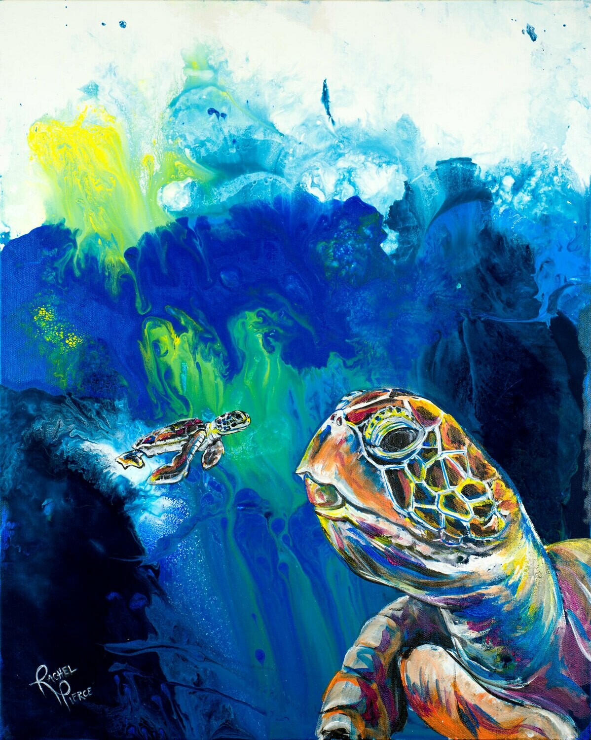 Hatchling by Mom print