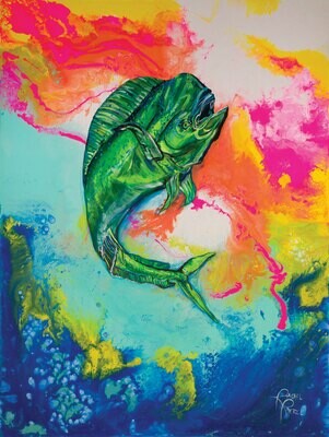 Technicolor Mahi Mahi print