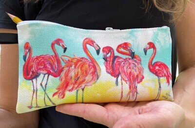 All in this Together Flamingos Pencil Case