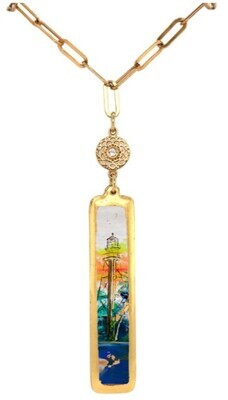 Sanibel Lighthouse Column Necklace