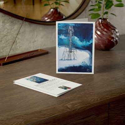 Stormy Sanibel Lighthouse Greeting Cards