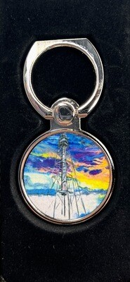Sunrise Lighthouse Metal Phone Ring