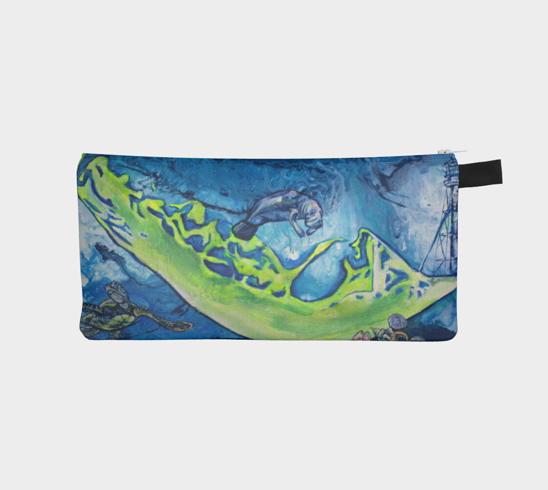 Sanibel Map Pencil Case