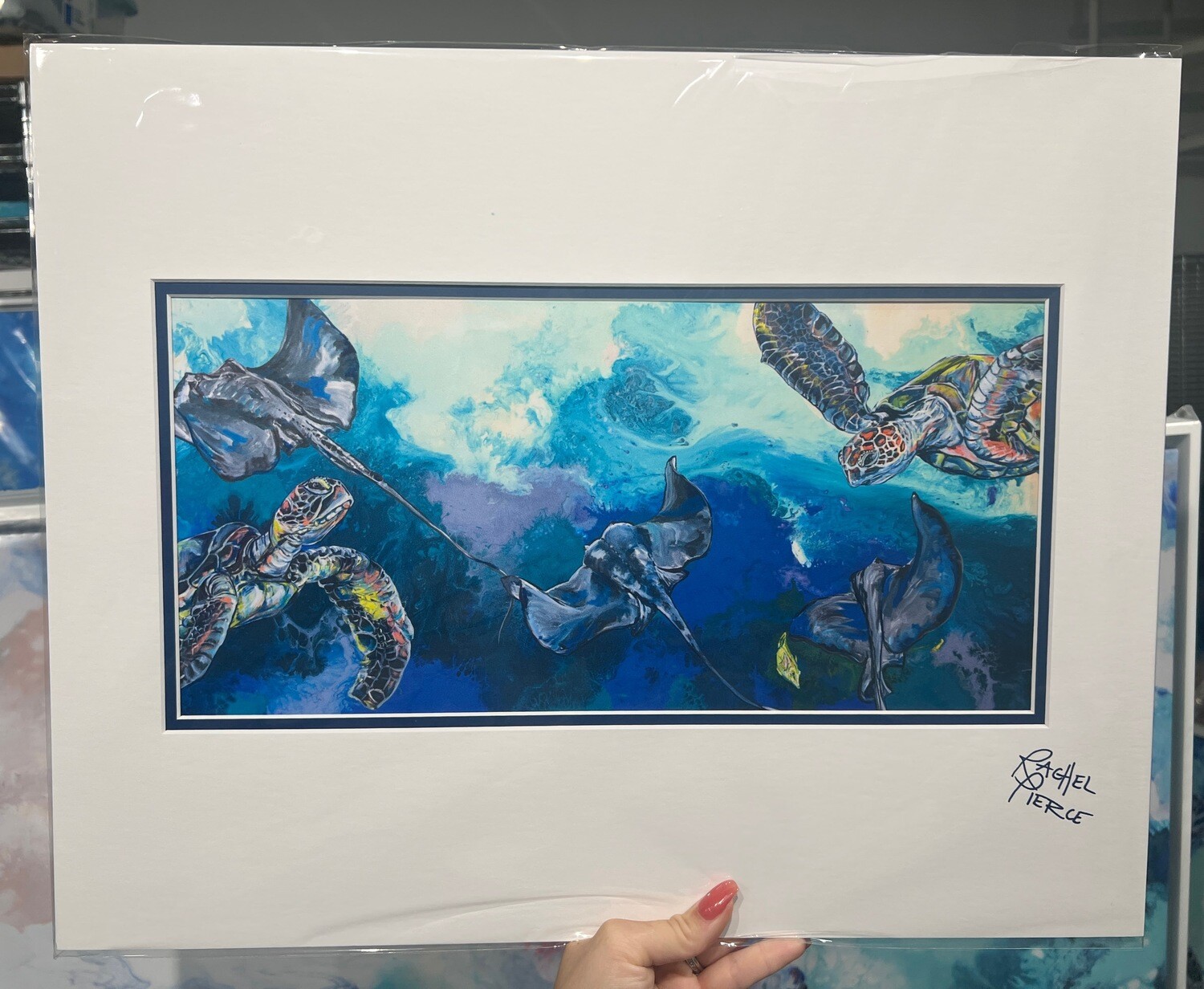 Naples Underwater 16x20 Double Matted Print
