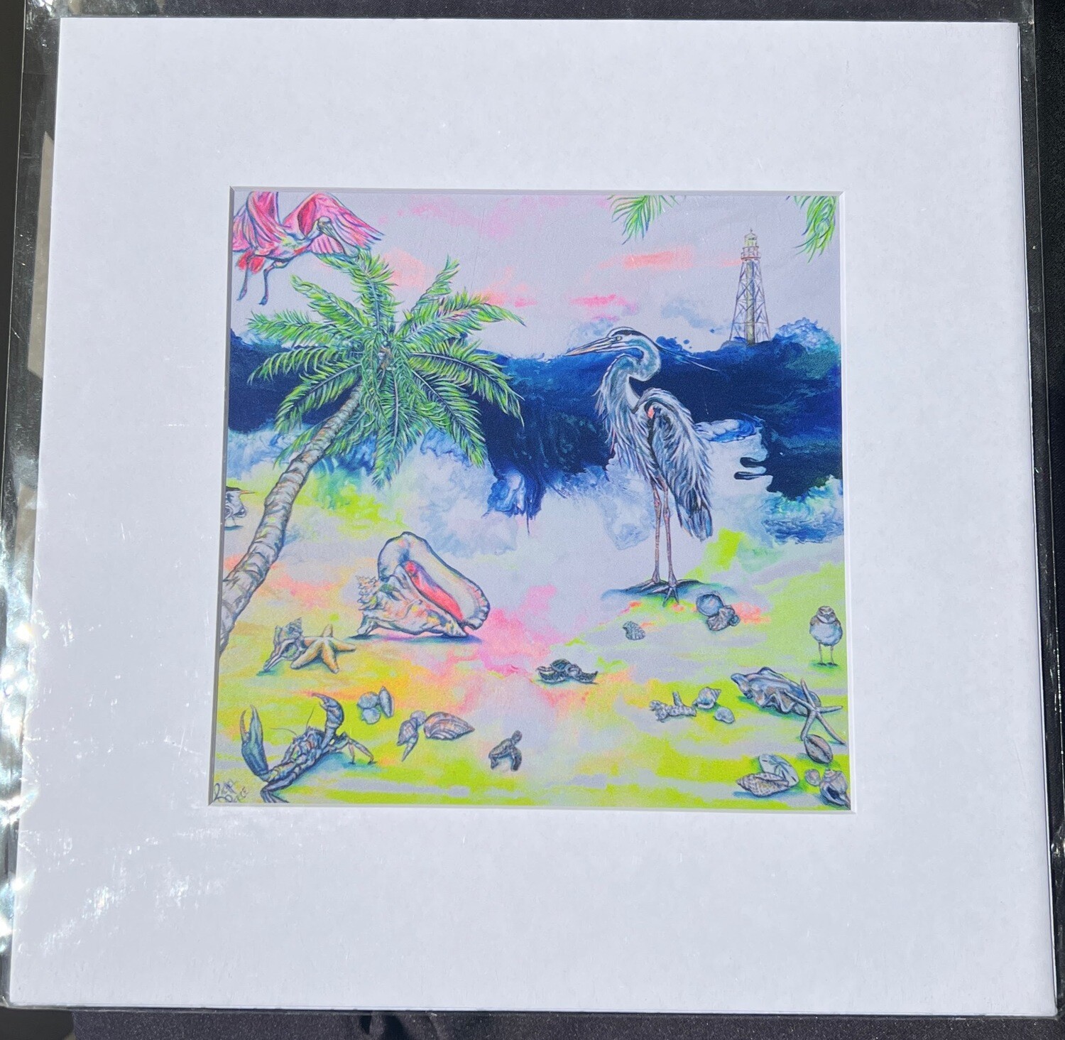 SanCap Welcome Committee Matted Print