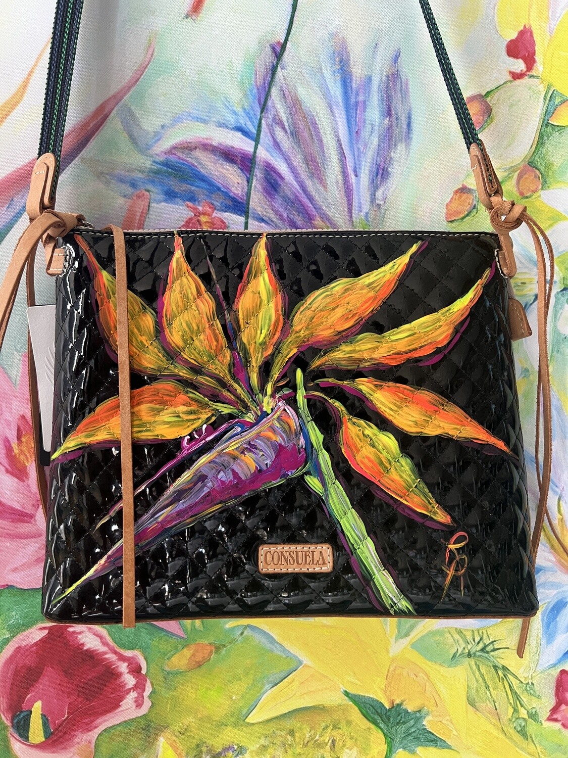 Hand Painted Consuela Jax Downtown Crossbody Purse