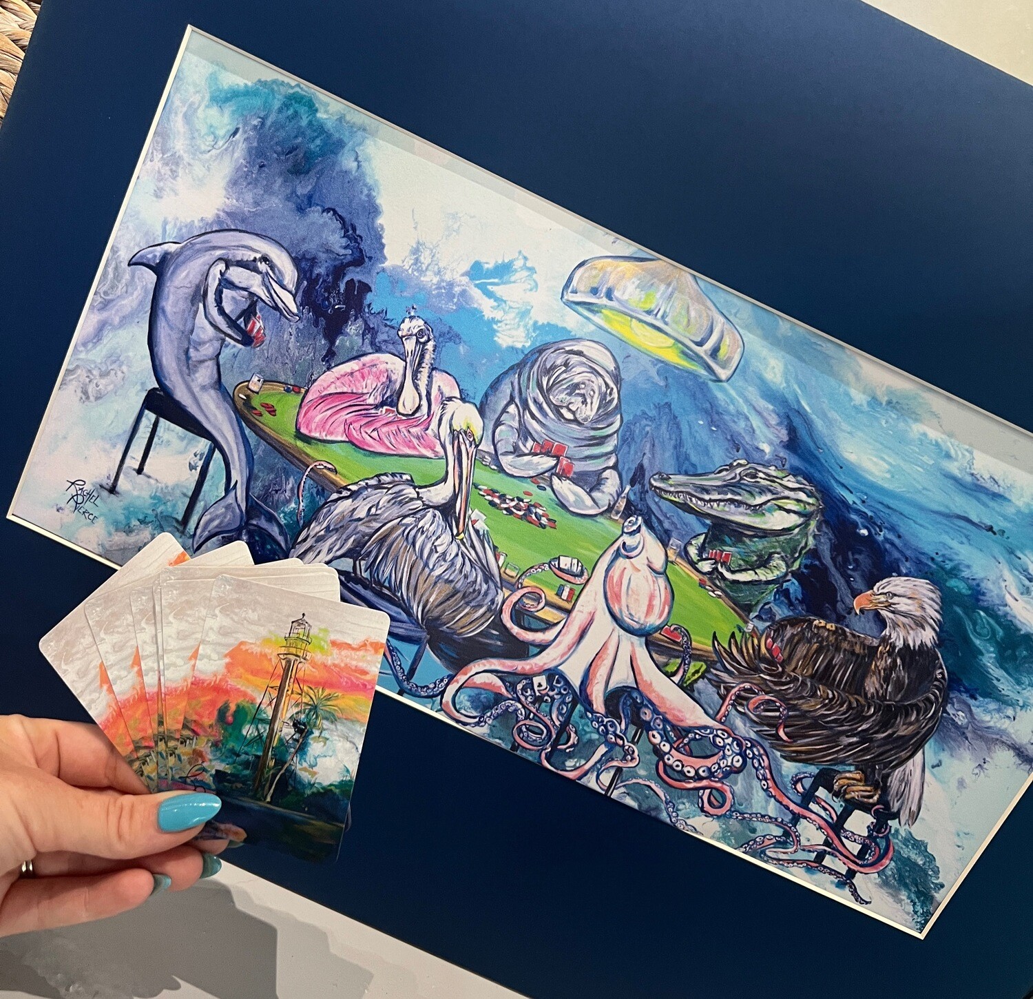 The Visitor Print Matted to 16x20