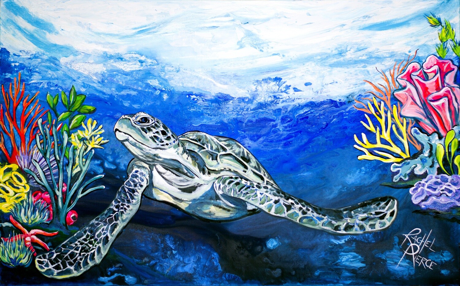 Swimming Through the Coral Reef Original