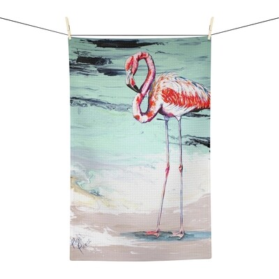Flamingo Tea Towel