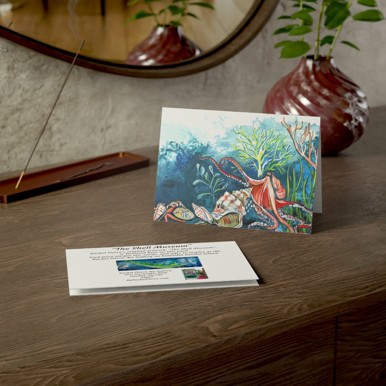 Shell Museum Octo Greeting Card