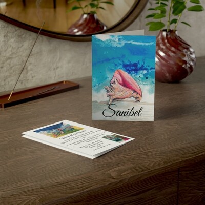 Queen of the Beach &quot;Sanibel&quot; Greeting Card