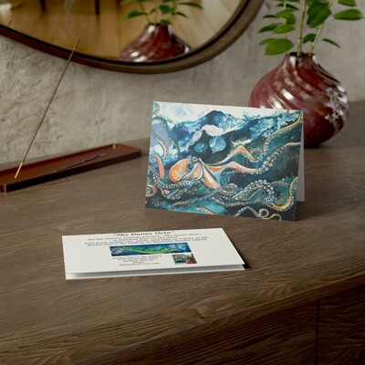 The Dunes Octo Greeting Card