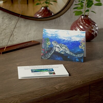 Swimming Through the Coral Reef Greeting Card