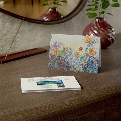 SanCap Flowers Greeting Card