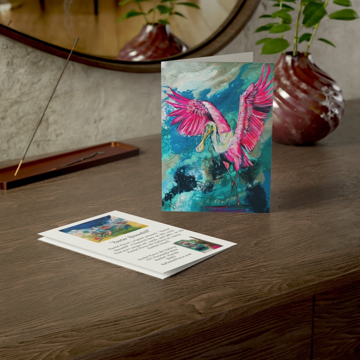 Easter Spoonbill Greeting Card