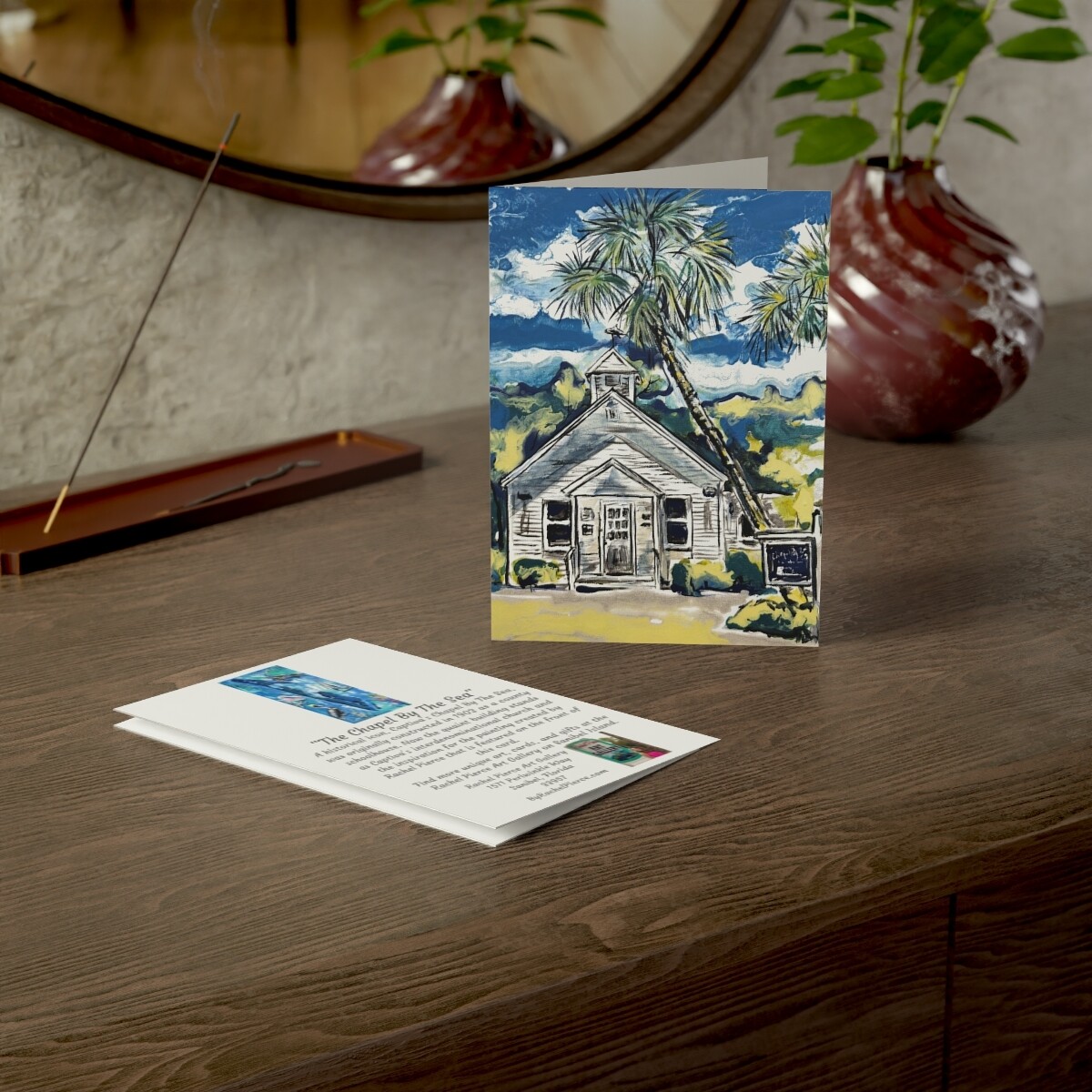 Chapel By The Sea Greeting Card