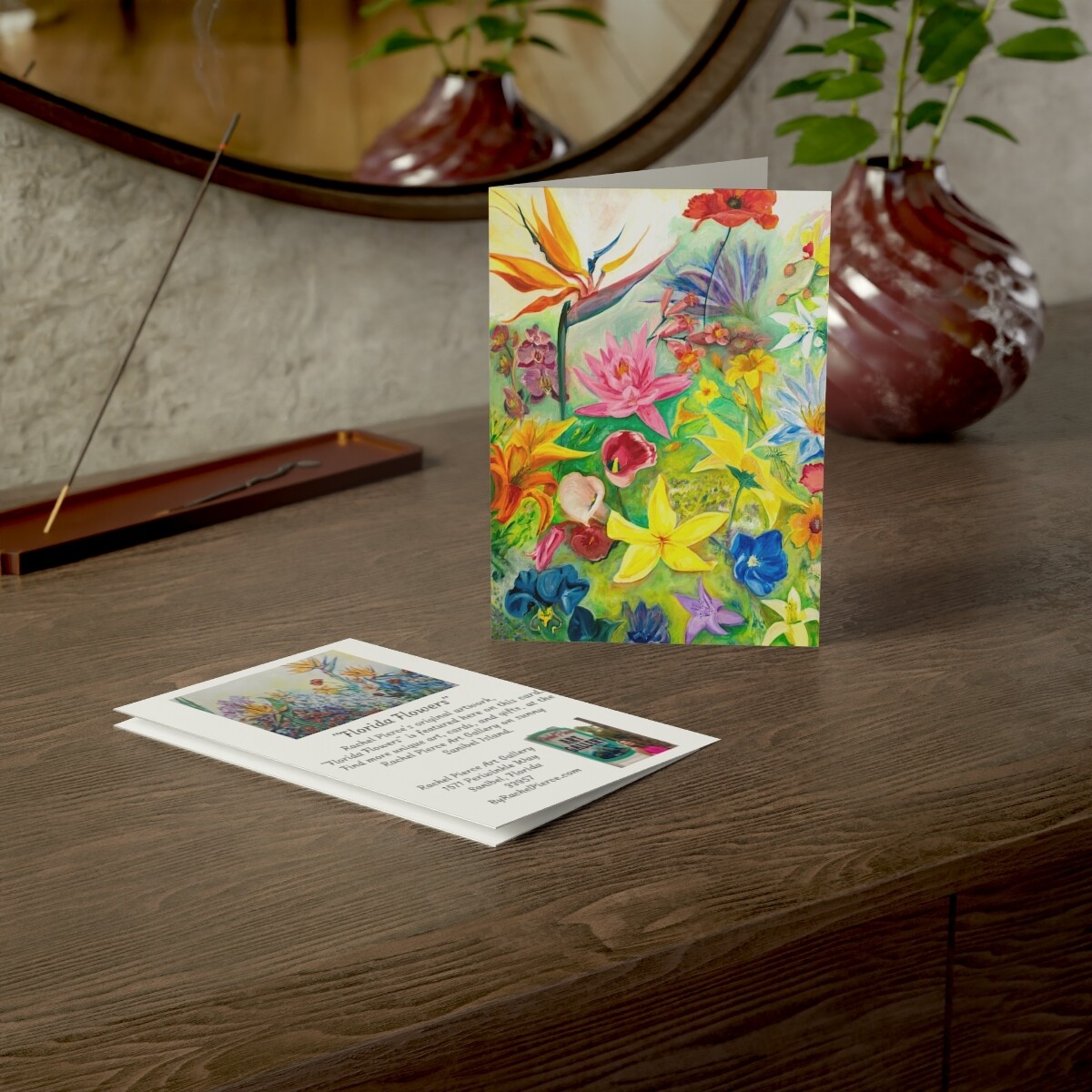 Florida Flowers Greeting Card