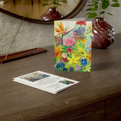 Florida Flowers Greeting Card