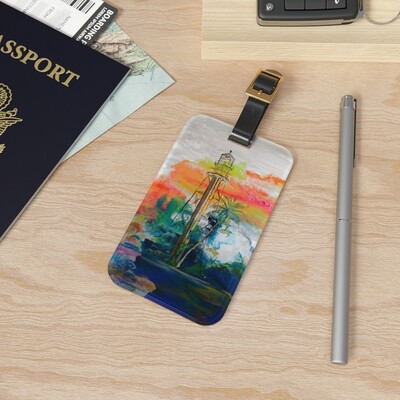 Sanibel Lighthouse Luggage Tag
