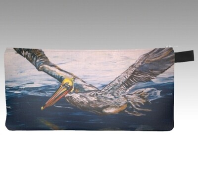 Gliding Brown Pelican Pencil Case