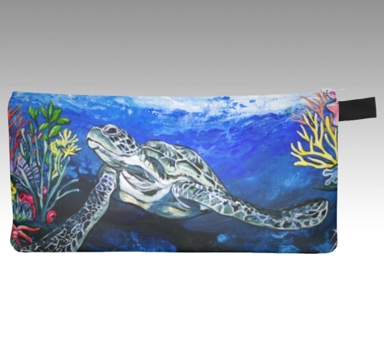 Swimming Through the Coral Reef Pencil Case