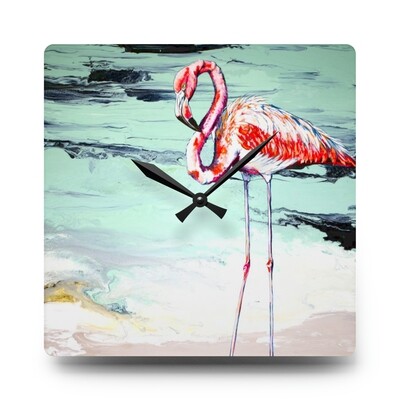 Caught on the Causeway 2 Acrylic Clock