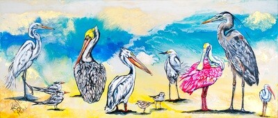 &#39;A Birder&#39;s Dream&#39; Paper Print
