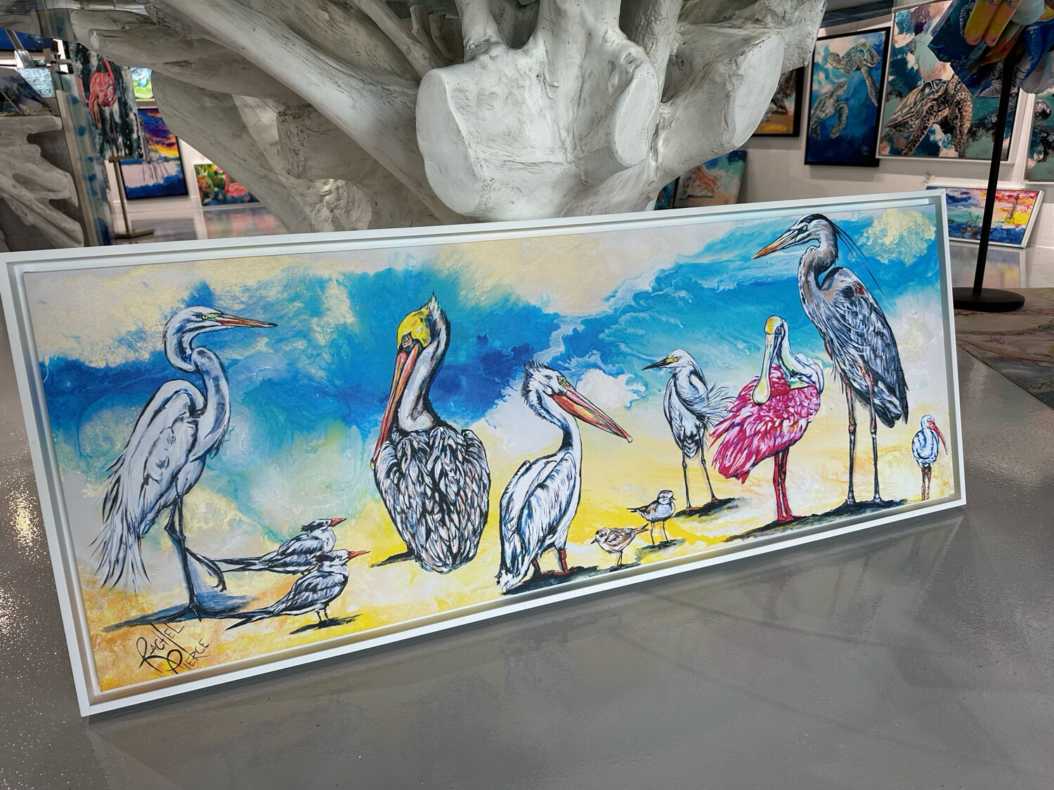 &quot;A Birder&#39;s Dream&quot; Framed Canvas Print