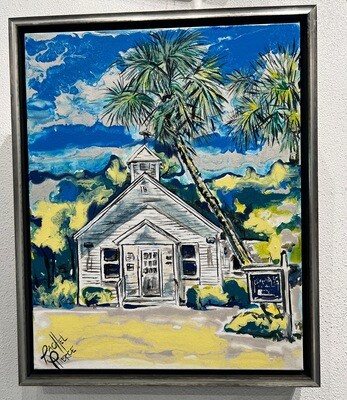 Chapel By The Sea Framed Original