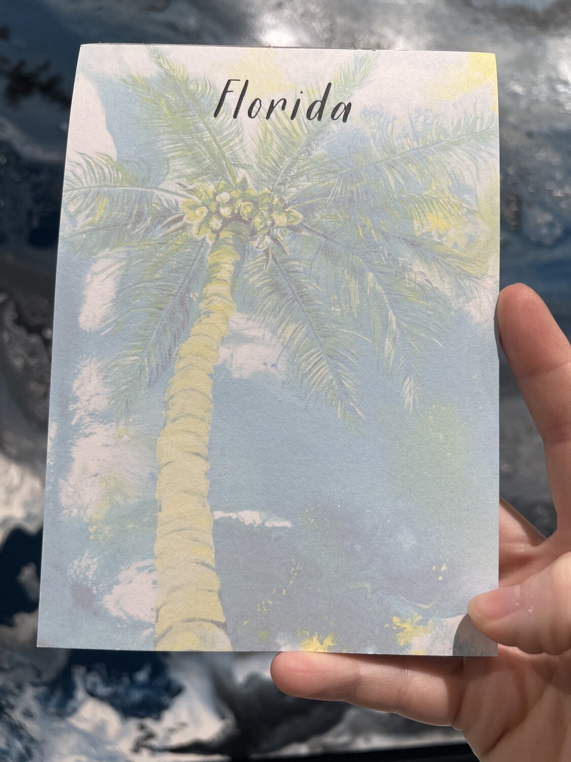 Florida Palm Notepad