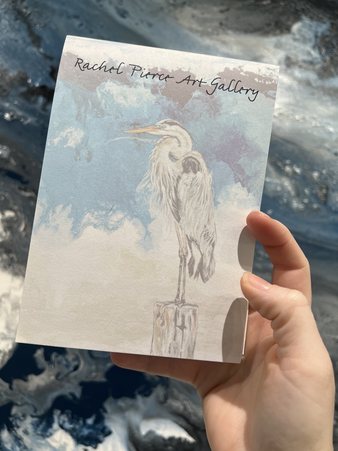 Majestic Heron Notepad