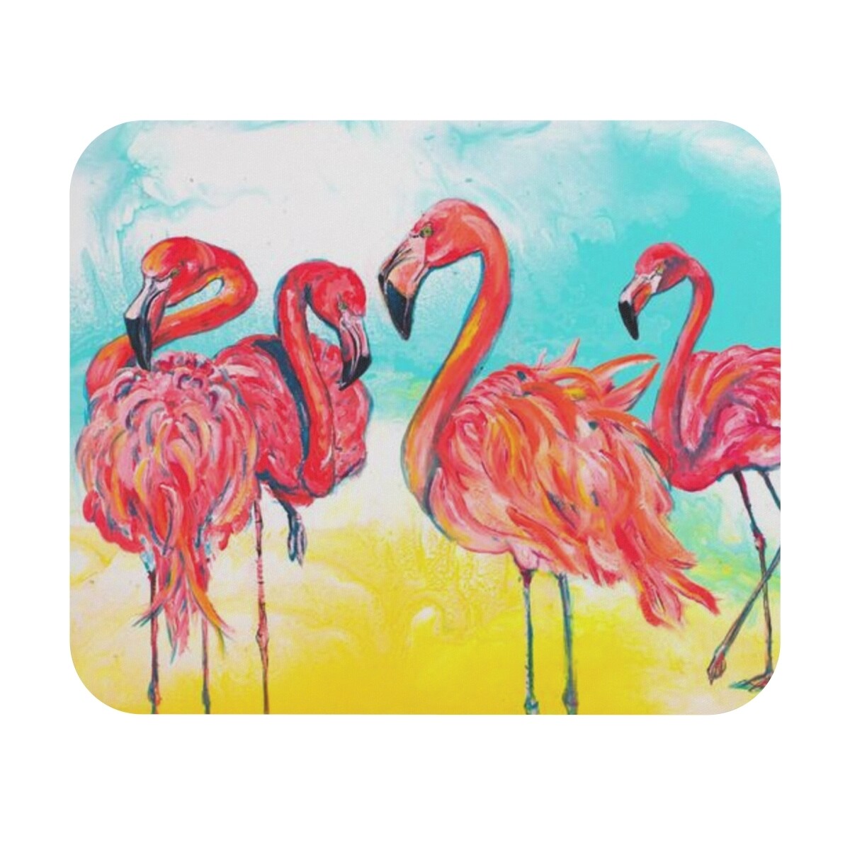 All in This Together Flamingos Mousepad