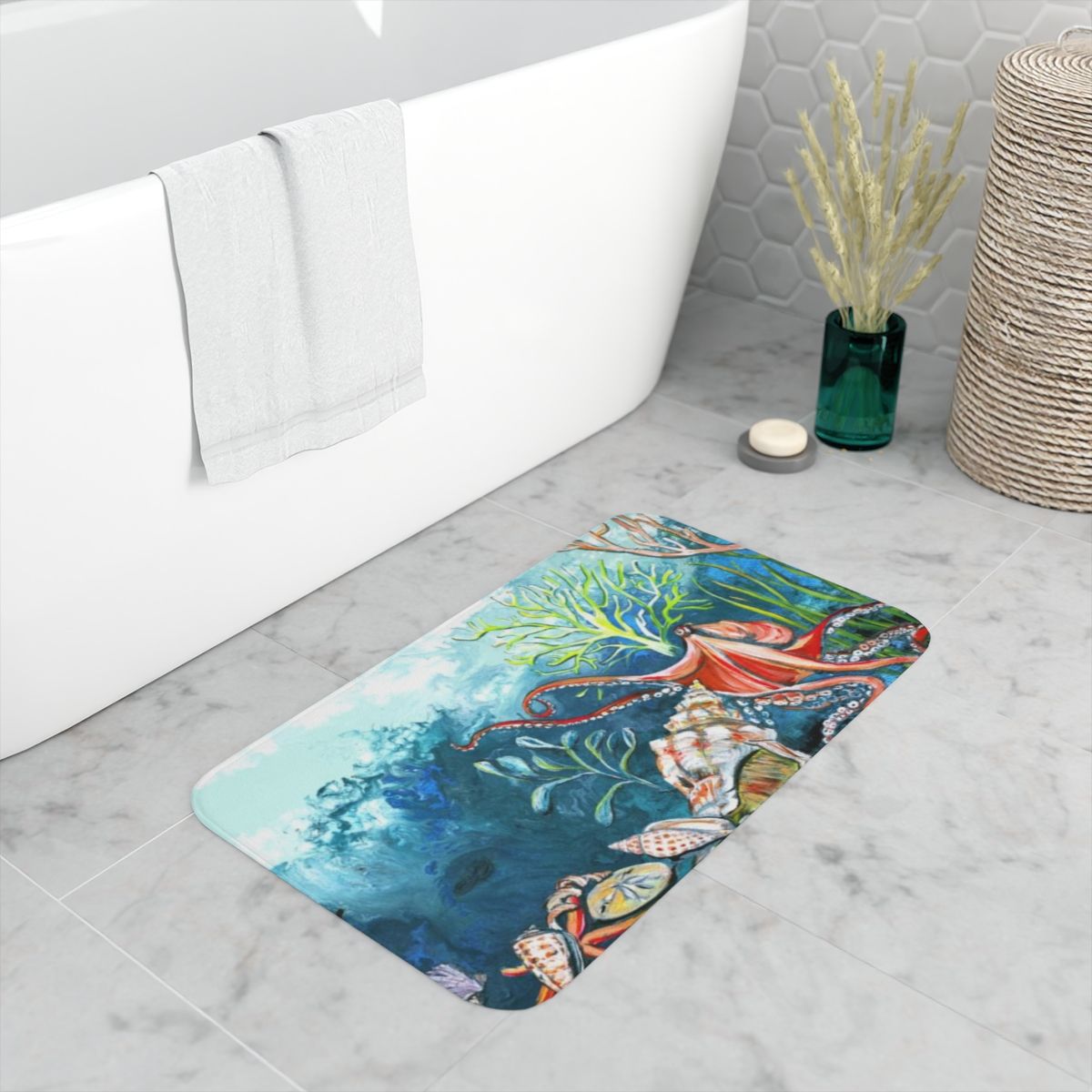 Shell Museum Octo Bath Mat