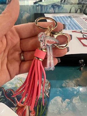 Flamingo Keychain