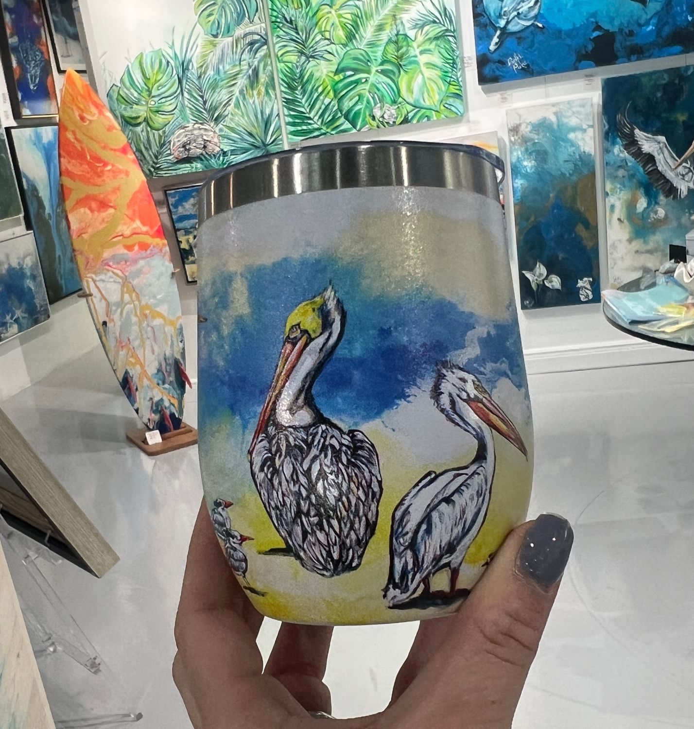 Birder&#39;s Dream 12oz Stainless Steel Travel Cup