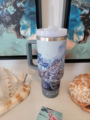 Soaring Sea Turtle 40oz Travel Cup