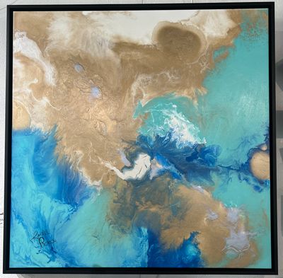 Golden Original Abstract