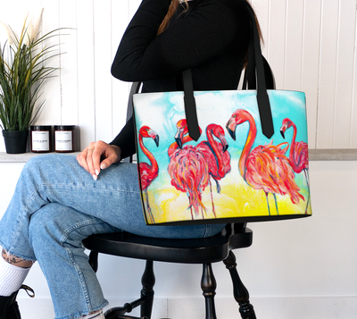 All in this Together Flamingos Tote Bag