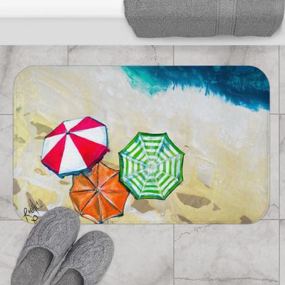 Umbrellas Bath Mat