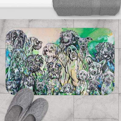 Paw Paradise Bath Mat