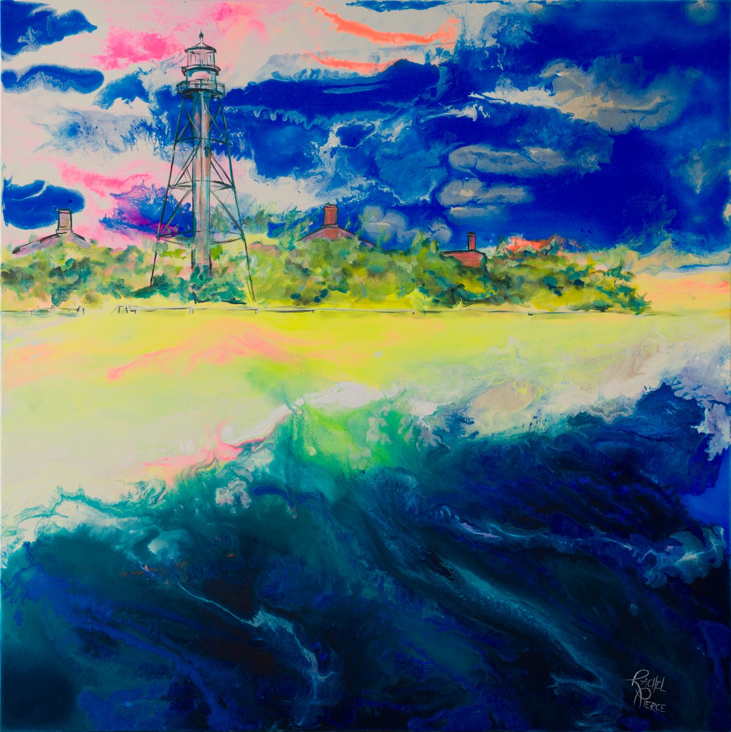 Our Sanibel Lighthouse Paper Print
