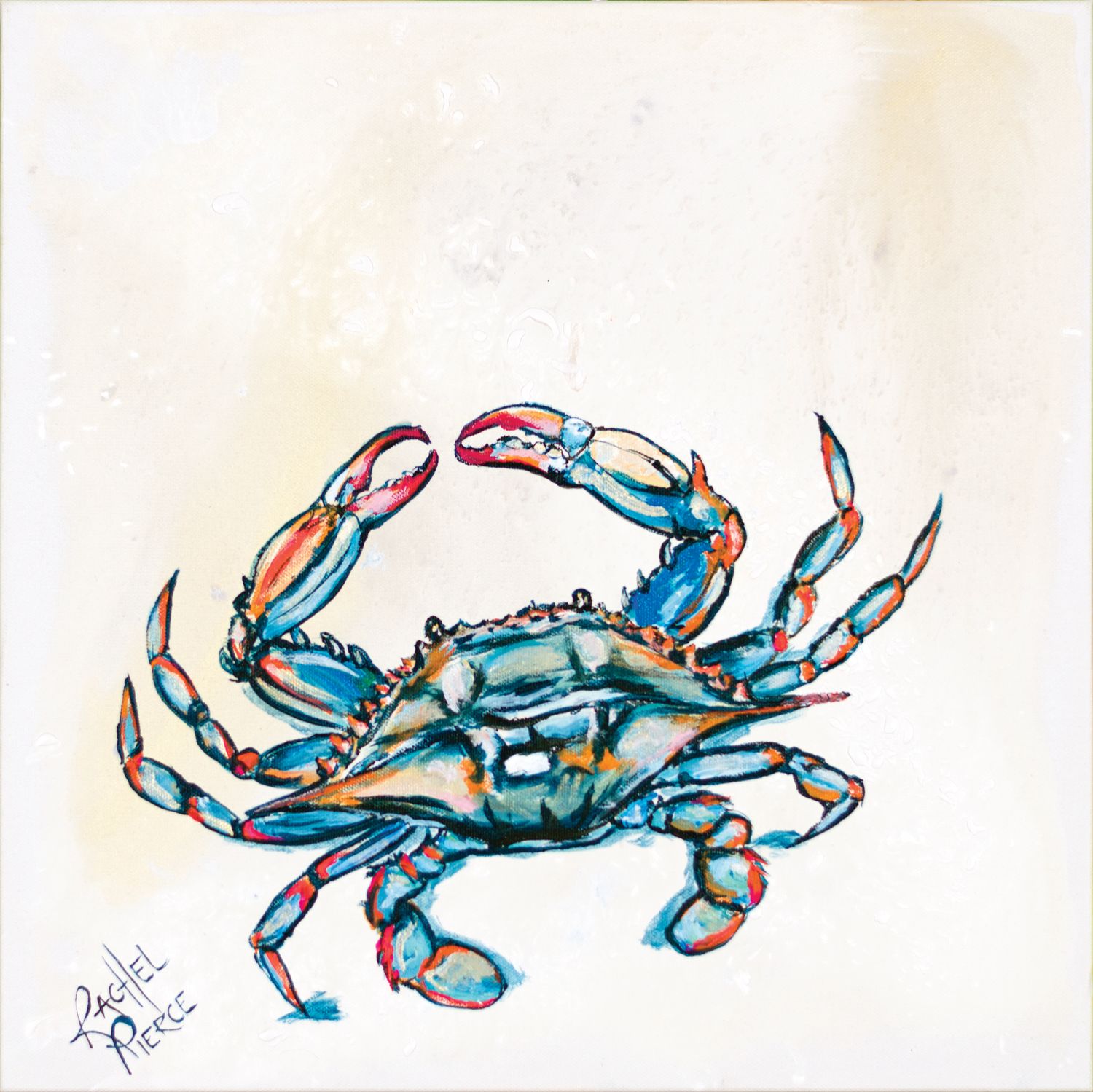 Blue Crab 2 Paper Print