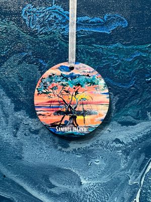 Mangrove Sunset Ornament