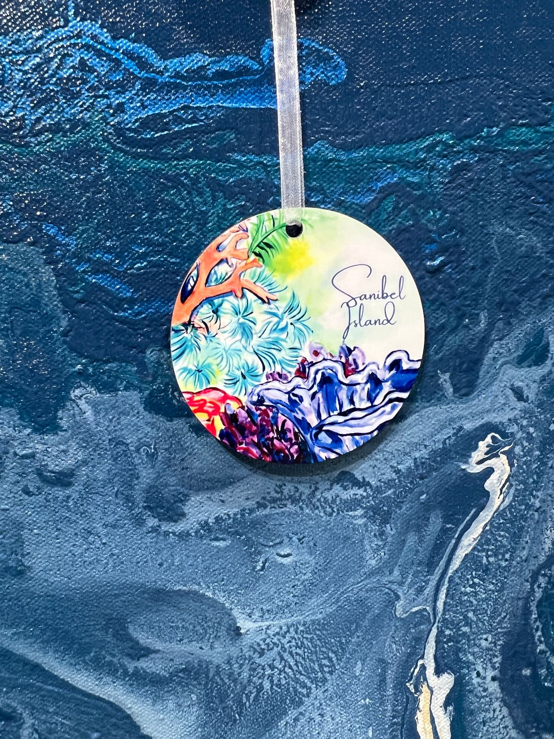 Rainbow Coral Ornament