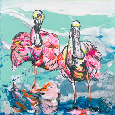 A Pair of Roseates Original