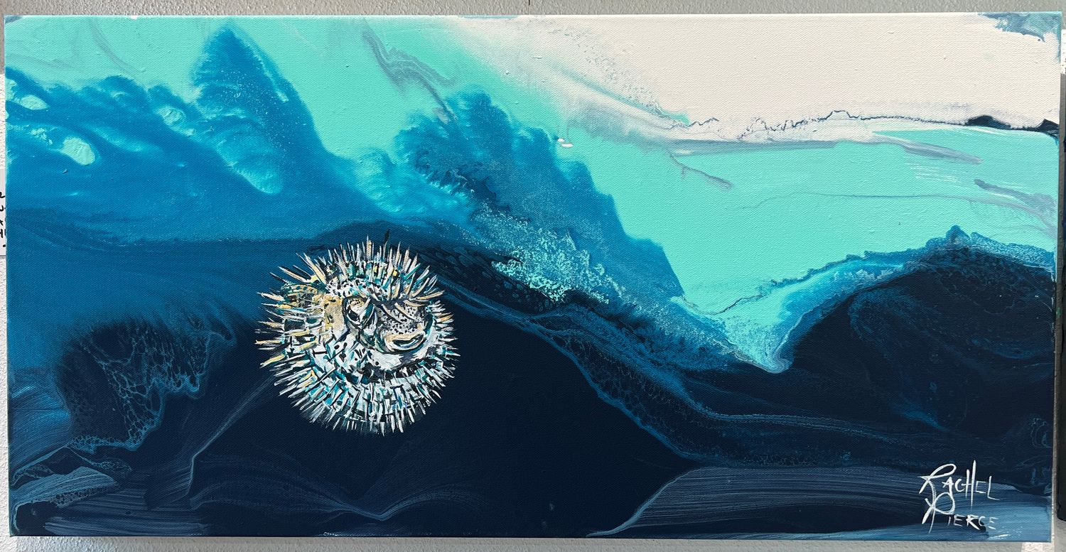 Puffer in the Deep Blue Original